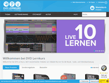 Tablet Screenshot of dvd-lernkurs.de